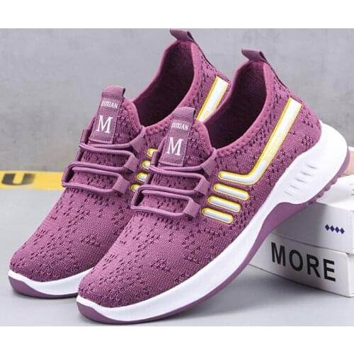 Casual Women Platform Sneakers Breathable Purple Mesh Tennis Female Spring Running Shoes Basketball Luxury Female Ladies Shoes