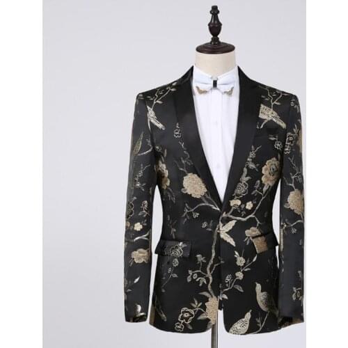 Fashion clothes men slim suits designs masculino homme terno stage costumes for singers jacket men blazer dance star style dress