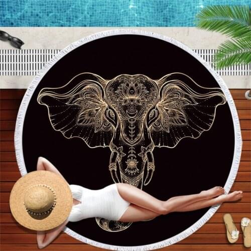 Cartoon indian elephant Sea beach towel Pareo beach Fringed beach towel Large beach towel Towel beach beach towel Bath towels