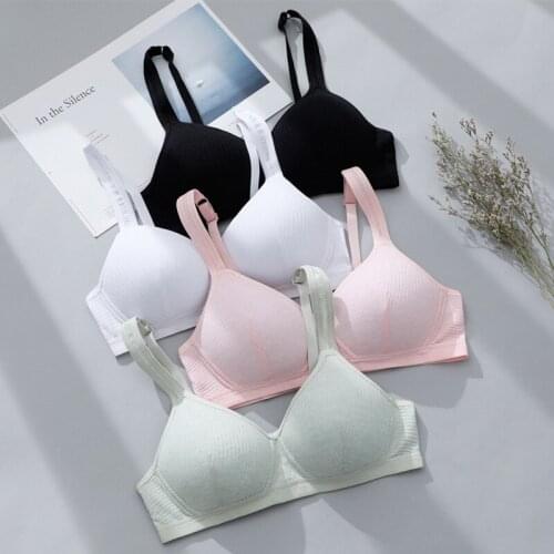 Girl Underwear Cotton A Cup Training Bras Teenage Sport Puberty Teen Child Fitness Bra 12-18Y Youth Small Breast Bra girl cloth