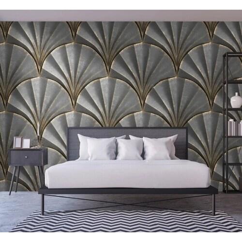 Custom 3D Wall Mural Modern Minimalist Metal Stereo Geometric Photo Wallpaper Living Room Bedroom Creative Art Papel De Parede