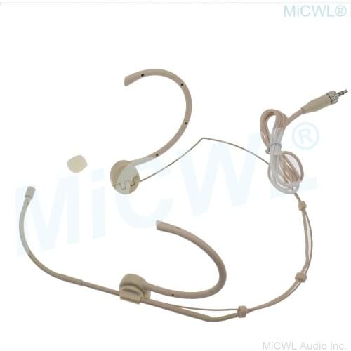 EW700 new generation Foldable earset Headset Microphone for Sennheiser Wireless Mic System Black