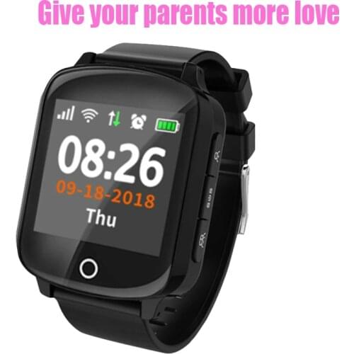 1.54inc screen Smart Watch GPS Tracker Locator for Elder Women Men Smartwatch with Fall protection Heart Rate Blood Pressure SOS