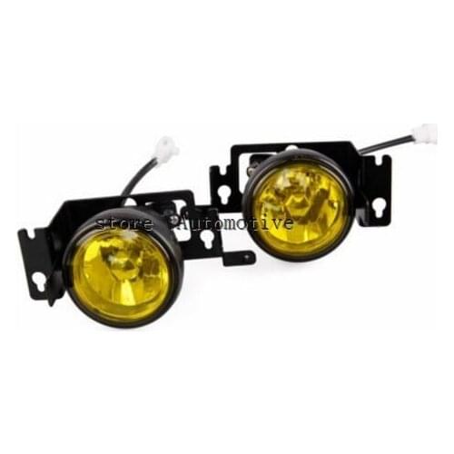 Yellow /Clear Fog Light lamp Halogen fit 99-00 FOR HONDA CIVIC 2/3/4 dr EK EM JDM Kit EX DX LX SI SiR HB HX