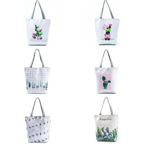 Daily Use Eco Shopping Bag Women Shoulder Bag Wholesale Chinese Traditional Fish Print Shoulder Bags Cheap Female Tote Handbag