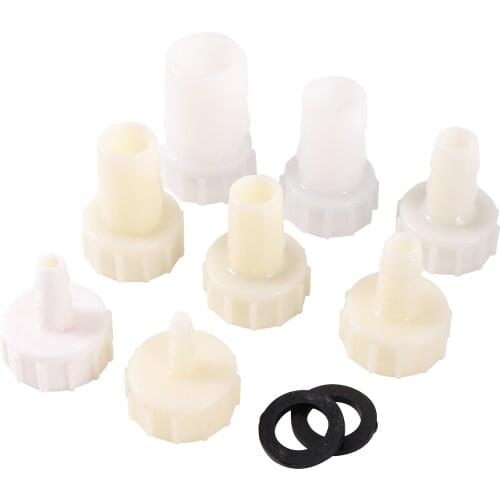 1/2" ABS Water Tank Connectors Aquarium Fish Tank Outlet Joints Bucket Connector Adapter Drain Pipe Fittings Fish Tank Aquarium