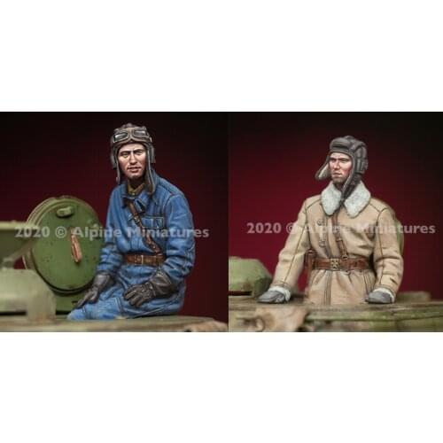 1/35 Resin Model Figure GK , 2 Figure , Unassembled and unpainted kit