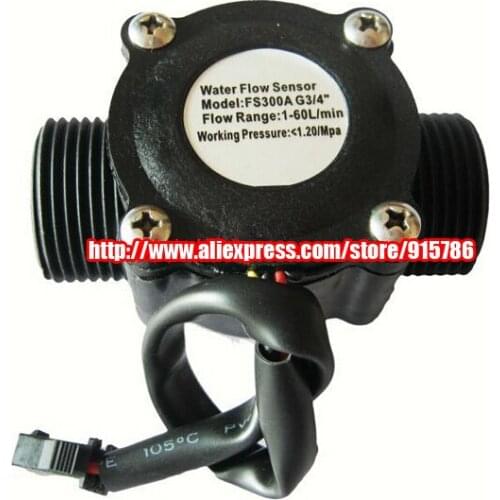 1-60L / min high precision water flow sensor / G3 / 4 water heater flow sensors