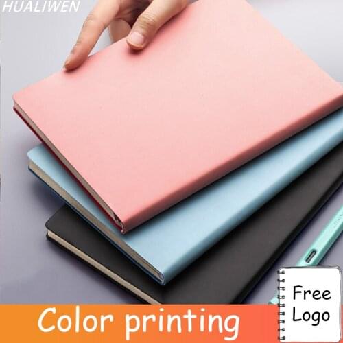 200Page Leather Cover A5/A4/B5 Diary Notebook Daily Business Office Notebook Notepad Diary School Supplies