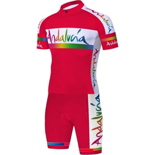 2020 spain ANDALUCIA skinsuit cycling men bicycle jumpsuit spandex triathlon suit men jersey ciclismo team maillot cyclisme