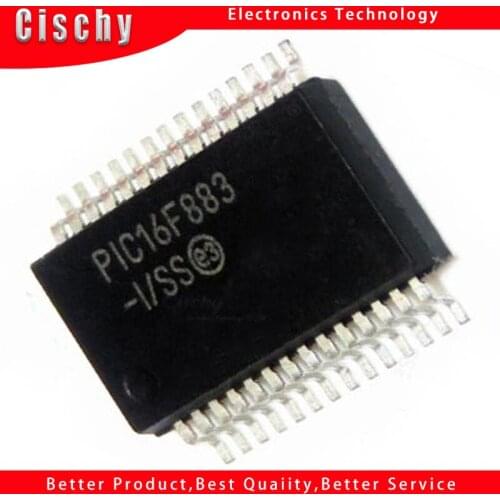 2pcs/lot PIC16F883-I/SS PIC16F883 SSOP-28 In Stock