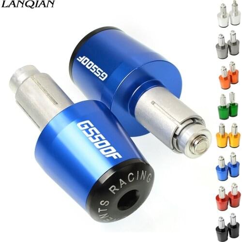 7/8'' 20MM Handle Bar Ends Motorbike Handle Bar End Grips Cap For SUZUKI GS500F GS 500 F 500F 2004 2005 2006 2007 2008 2009