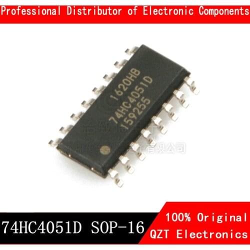 10PCS SN74HC4051D SOP16 74HC4051D 74HC4051 SOP-16 New and Original IC Chipset