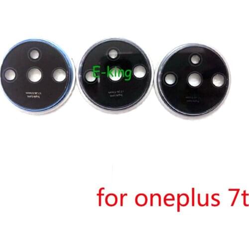For Oneplus One Plus 7t Back Rear Camera Glass Lens With Adhesive Replacement Parts