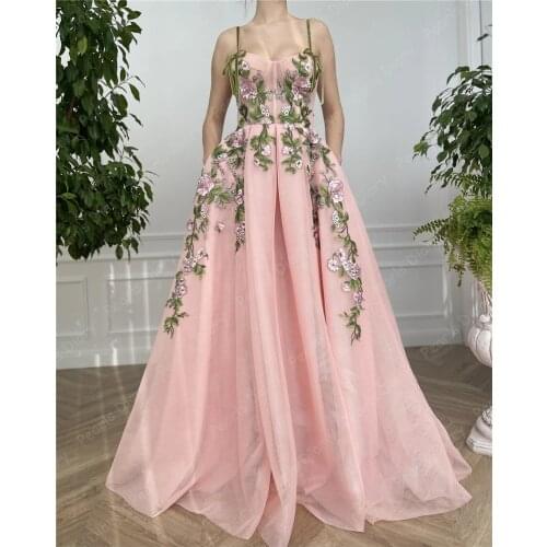 Dubai Design Heavy Green Appliques Evening Dresses 2021 Aibye Arabic Princess Party Gowns With Jacket Prom Dress Robes De Soirée