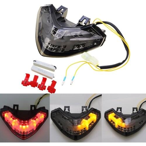 Smoke Rear Tail Light Brake Turn Signal Integrated LED Light Lamp Fit For Ducait Multistrada 1200 1200S 2010 2011 2012 2013 2014
