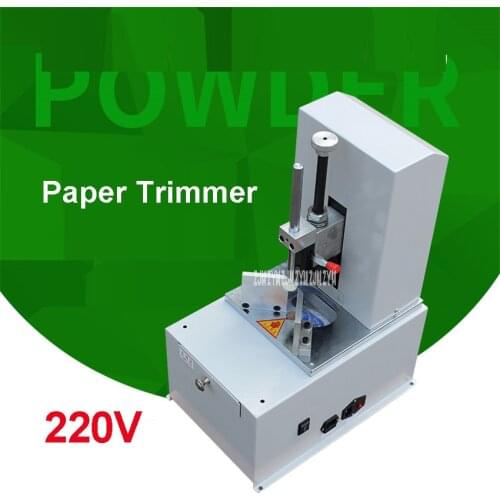 Electric Round Corner Machine R3-9 Knife Paper Trimmer Automatic Fillet Paper Cutter Machine Speed 1400r/min New Genuine 220V