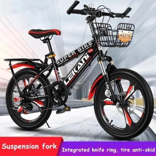 18/20/22 inch mountain bike variable speed disc brake shock absorption 6-12 years old boys and girls bicycles student bicycles