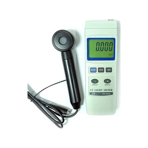 Taiwan Luchang YK-35UV UV Radiation Power Tester Handheld Illuminance Meter UVA+UVB Project