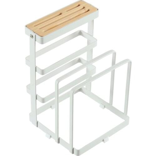 Multi-function kitchen knives cutting board rack kitchen supplies cutting board kitchen knife rack storage rack LL7131405