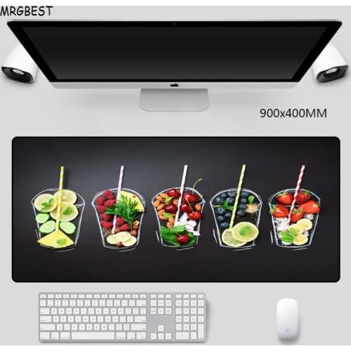 MRGBEST Mouse Pad Extra Large Delicious Fruit Photo Non-slip Nature Rubber Pad Computer PC Laptop Mouse Pad for Desktop Game Pad