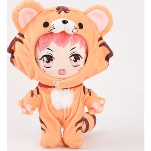 2021 New Anime Jujutsu Kaisen Yuji Itadori Cute Short Plush Stuffed Doll Change Clothes Toy Plushie Christmas Birthday Gift 20cm