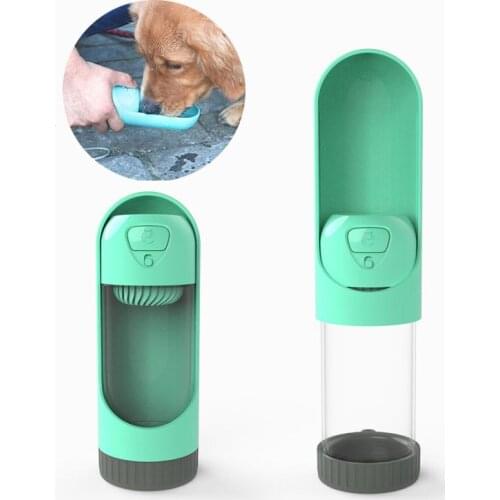 300ml Portable Pet Dog Water Bottle Drinking Bowls For Small Large Dogs Feeding Water Dispenser Cat Activated Carbon Filter Bowl
