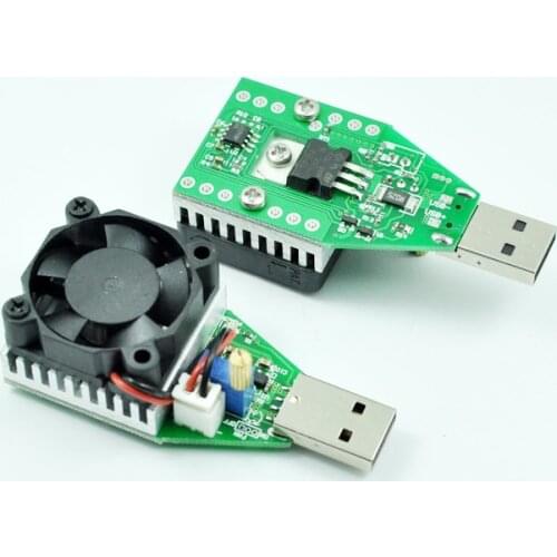 USB Charging Current Detection Load Test Instrument 1A 2A 3A Switchable Discharge Aging Resistance 1-3a