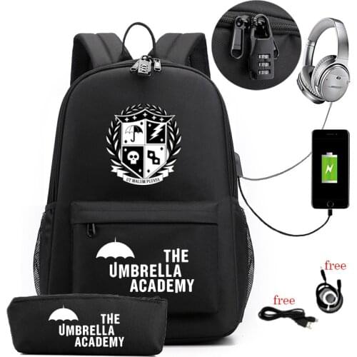The Umbrella Academy Backpack Cartoon School Bags for Teens Girls Boy Kids Anime Knapsack Men Women Travel Rucksack Mochila Gift