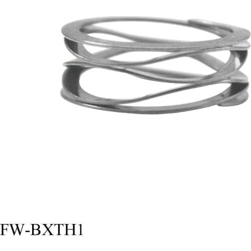 10pcs/Lot Multiwave Washers Stainless Steel Material Metric 12mmID 15.5mmOD 0.3mmThick Material width1.5mm Free height 5.5mm