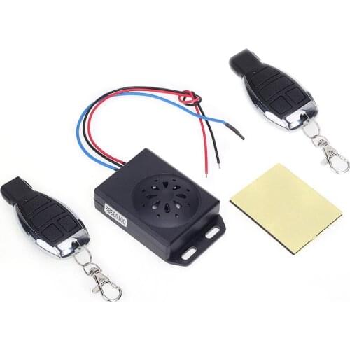 Motorcycle Dual Remote Alarm Scooter Anti-theft Security System Motorbike Waterproof Alarma DC 12V Motor New Cheap Alarms 1 Way