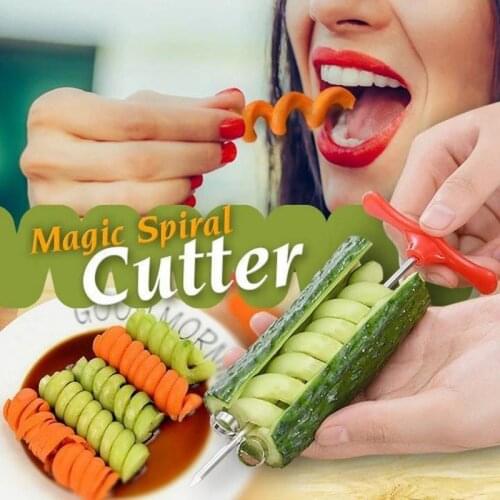 Vegetables Spiral Knife Potato Carrot Cucumber Salad Chopper Easy Spiral Screw Slicer Cutter Spiralizer Kitchen Tools
