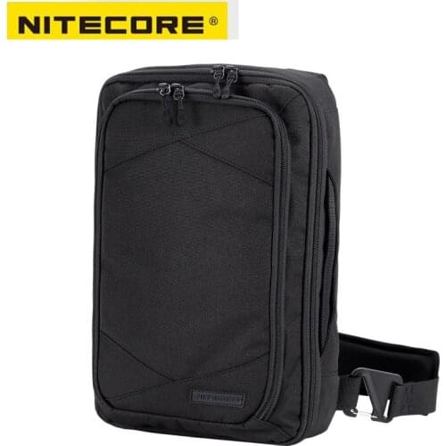 NITECORE NEB30 Commuter Bag Multiple Carrying Ways 600D Oxford Fabric 14" Laptop Sling Bag Carrying Case Shoulder Bag for Travel