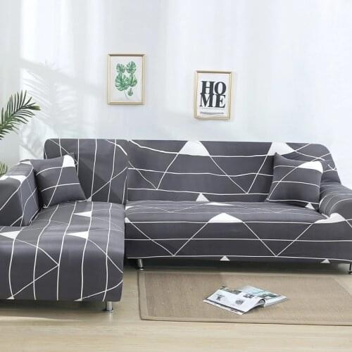 High Quality Stretchable Sofa Cover for Living Room L Shape Sectional Adjustable Elastic Modern Covers for Corner Sofa bank hoes