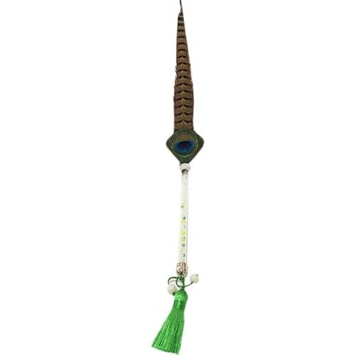 Legendog Funny Kitten Wand Toy Teaser Interactive Faux Fur Novelty Kitten Teaser Pet Wand With Tassel For Cat Supplies