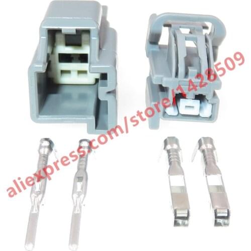 5 Sets 2 Pin Unsealed Socket For Buick Chevrolet Cadillac 1.5 Series 7282-5530-40 Auto Cable Harness Wiring Terminal Connector