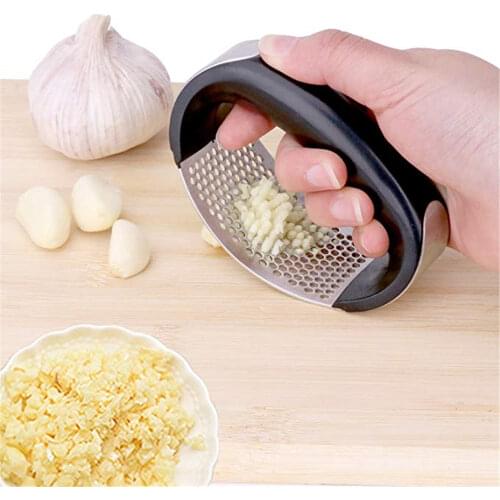 Garlic Press Crusher Stainless Steel Home Kitchen Tool Crusher Masher