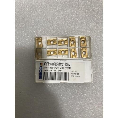 10PCS CARBIDE INSERT APFT1604PDR-M12 T25M