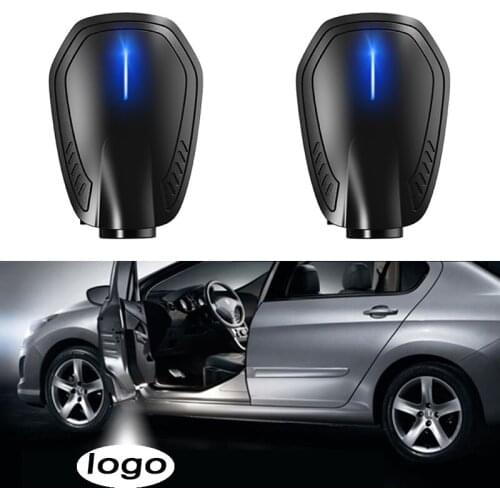 2pcs Rechargeable Led Car Door Welcome Projector Logo Ghost Shadow Night Light Universal Laser Atmosphere Light Car Accessories