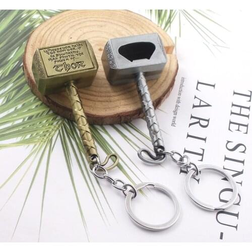 2021Beer Bottle Openers Multifunction Hammer of Thor Shaped Beer Bottle Opener with Long Handle Bottler Hammer Opener Beer Tools