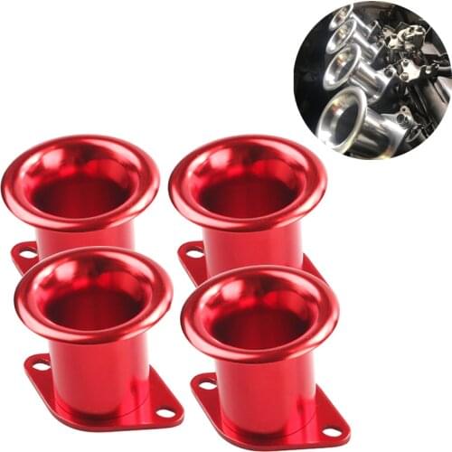 4PCS For Toyota Corolla AE86 GTS Velocity V-stacks Airbox Intake V Stack Add Horse Power 20V 4AG ITB/ITBs Air Horn Funnel
