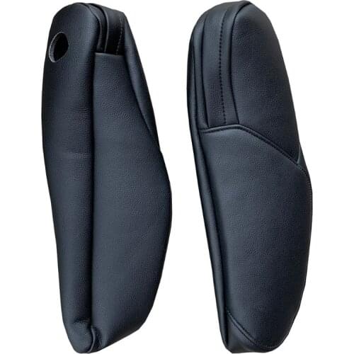 50LC for honda CRV 2010-2011 Microfiber Leather Driver / Passenger Side Seat Armrest Handle Decor Cover Protection Trim