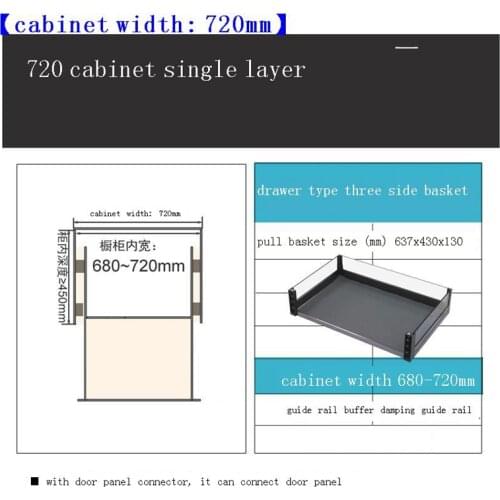 Armario De Despensa Pantries Mutfak Dish Drainer Drawer for Kuchnia Cozinha Cocina Kitchen Cabinet Cestas Para Organizar Basket