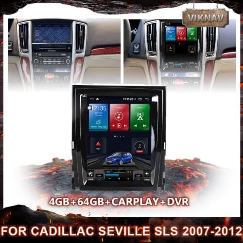 PX6 Screen Android 9.0 Car Multimedia Player For Cadillac Seville SLS 2007-2012 GPS Audio Radio stereo GPS Navigation head unit