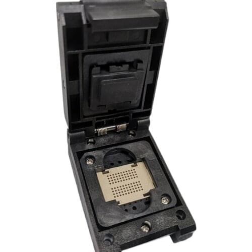 BGA132/152 Socket Flip Probe Aging Base Flash Chip Clearing Base 1.0 Pitch IC Empty Seat