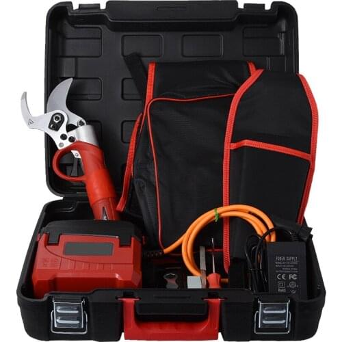 Electric Pruning Shears 0-45mm DJ-045 With Lithium Battery Electric Pruning Scissors 36V 25000r/min High Speed Garden Pruner