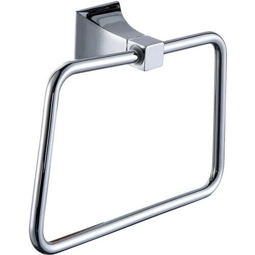 Quality assurance luxury chrome brass wall mounted bathroom shelf holder suitable for Towel clothes goden style