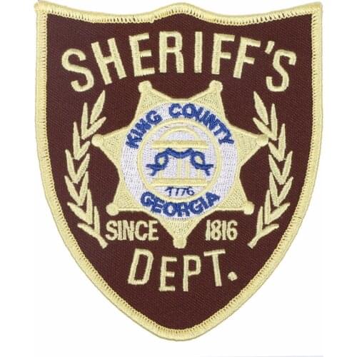 THE WALKING DEAD KING COUNTRY SHERIFF DEPT. PATCH SHOULDER BADGE Military Store