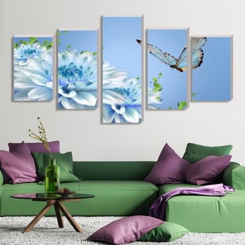 Canvas Print back to the future Wall Art Picture Modular art orchid pictures wall pictures living room cuadros decoracion 5pcs
