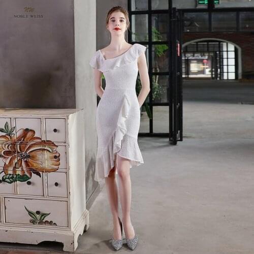 Cap Sleeves Prom Dresses New Elegant Mermaid Knee-length Sequin Women Formal Gowns Evening Party